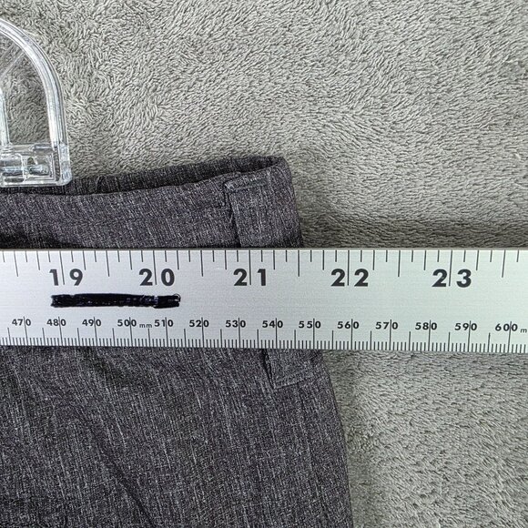 Mens Swiss Tech Gray Golf Shorts Quick Dry 100% Polyester 10" Inseam Size 44 - Picture 7 of 10